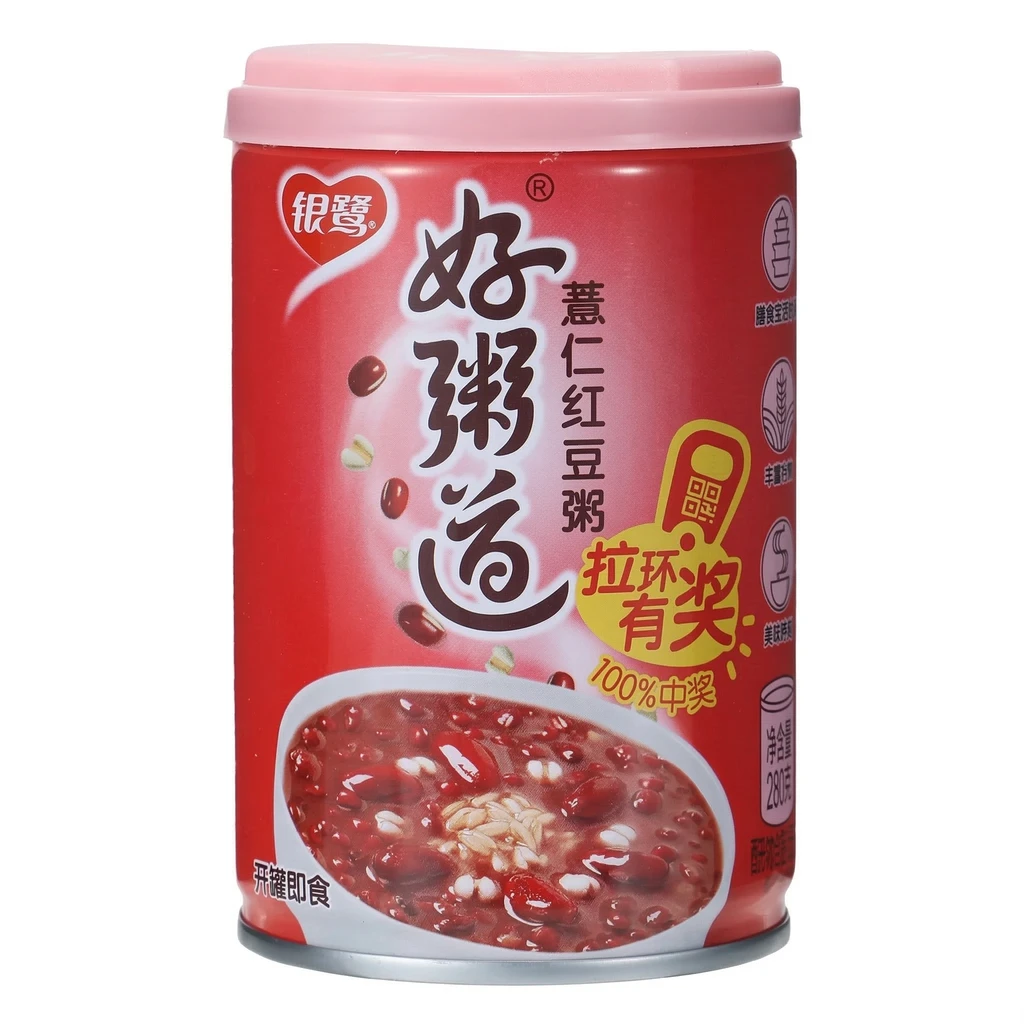 Yinlu Yinlu Good Congee Barley Red Bean Porridge 280g | Ambient Plant Based ...