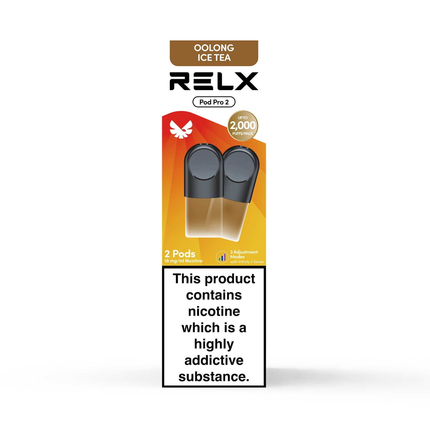 RELX Oolong Ice Tea Pre-filled 2 Pods Pack | Pods