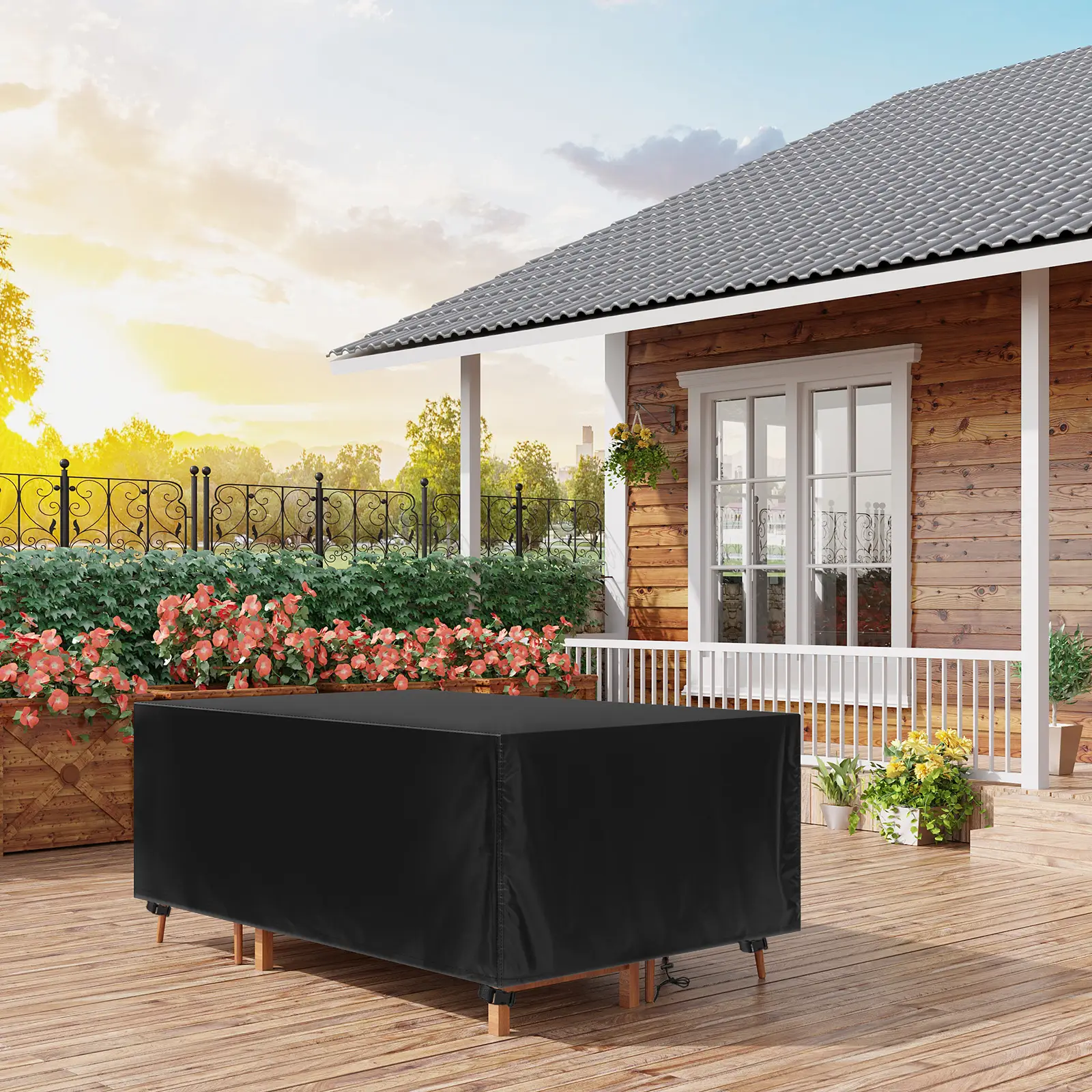 Produktbild von ESEWALAS Windenabdeckung – Robust, Wasserdicht & Wetterfest, 600D Oxford-Gewebe, Staubschutz Für Indoor/Outdoor, Passend Für 8500–17000 Lbs Seilwinden