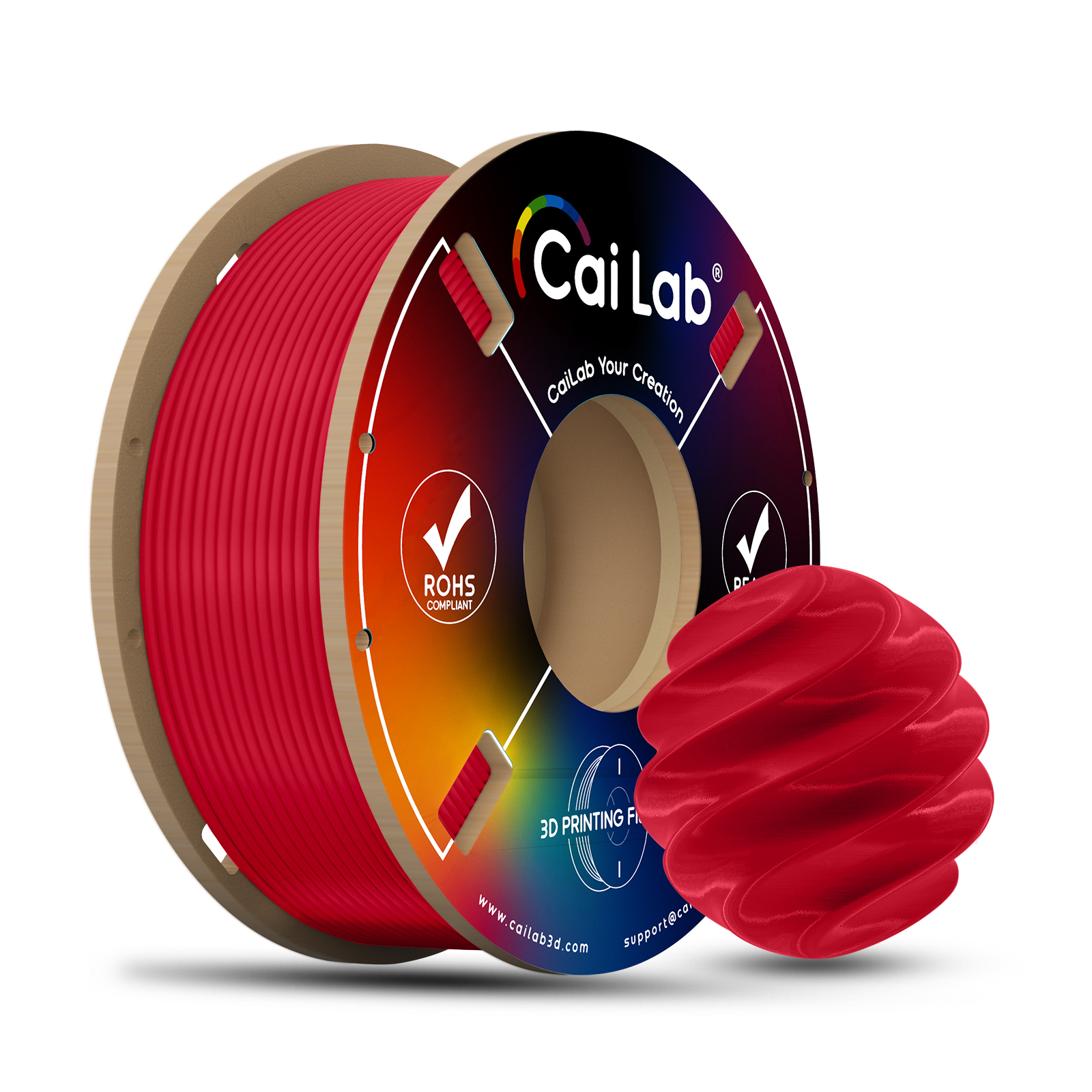 Ruby Chocholate CaiLab 3D Printer Filaments PLA+ Bio-Ruby | Joybuy