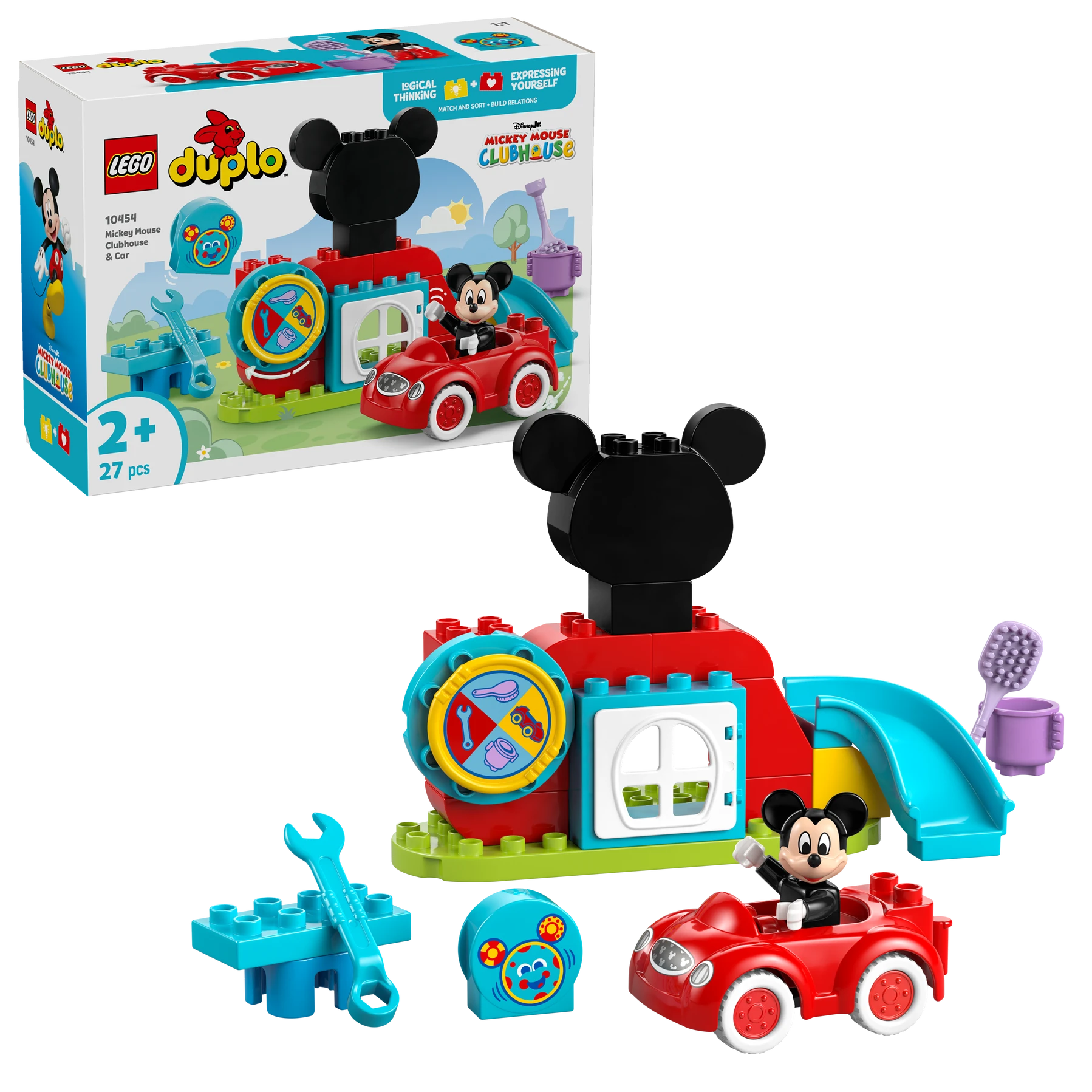 micky maus wunderhaus spielzeug LEGO DUPLO 10454 Disney Micky Maus Wunderhaus & Auto-Set | Junior