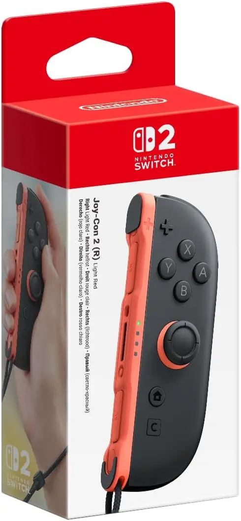 Nintendo Switch Joy-Con 2 (R) - Light Red | Nintendo Switch