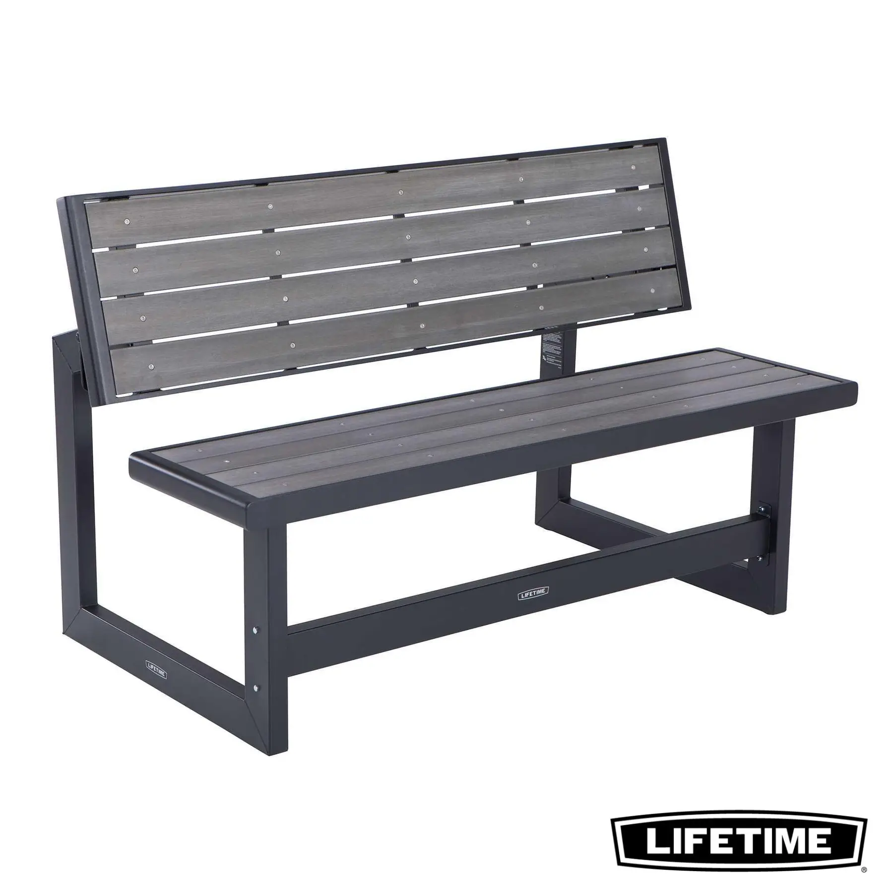 LifetimeConvertibleBank-Grijs,145x77cm