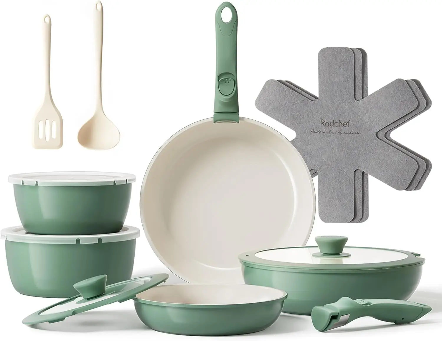 16 Pièces Ustensiles De Cuisine Pour Enfants – Just Like Home – Multicolore