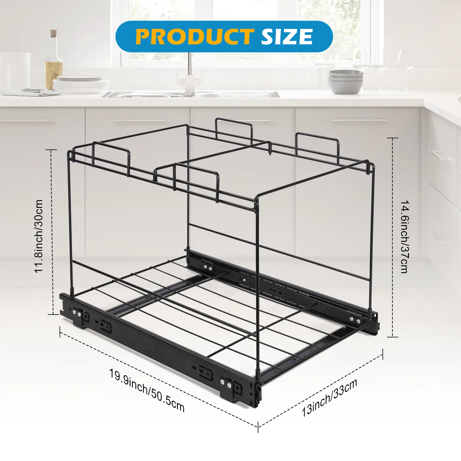 Garbage Mobile Rack Srd Garbage Rack For Kitchen Cabinet | Trash Bins | Joybuy