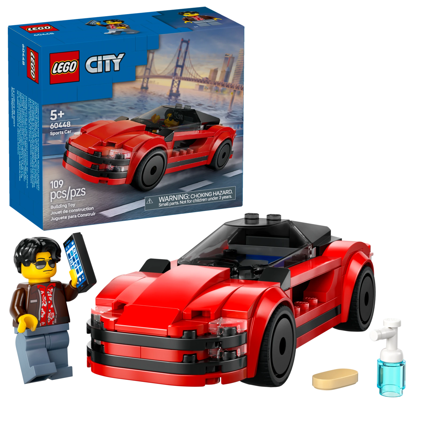 LEGO City 60448 Rode Sportwagen | LEGO | Joybuy
