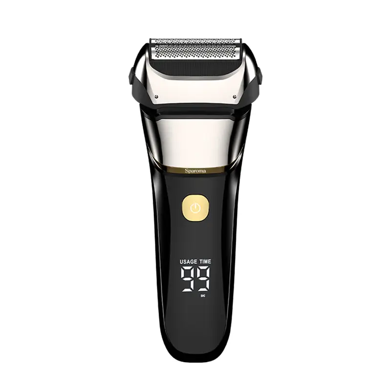 Sparoma Men's Electric Shaver– Dual Floating Blades, Digital Display ...