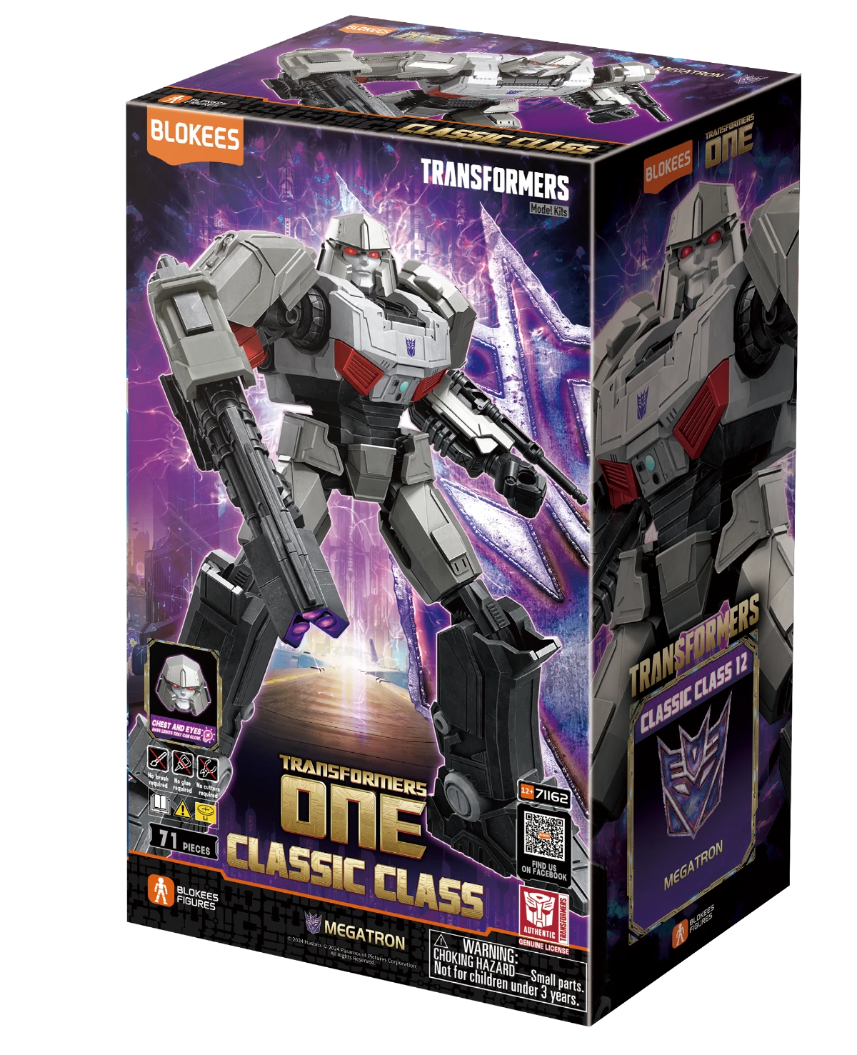 Blokees Transformers Classic Class 12 Buildable Megatron ONE Movie Blokees Transformers Classic Class 12 Buildable Megatron ONE Movie