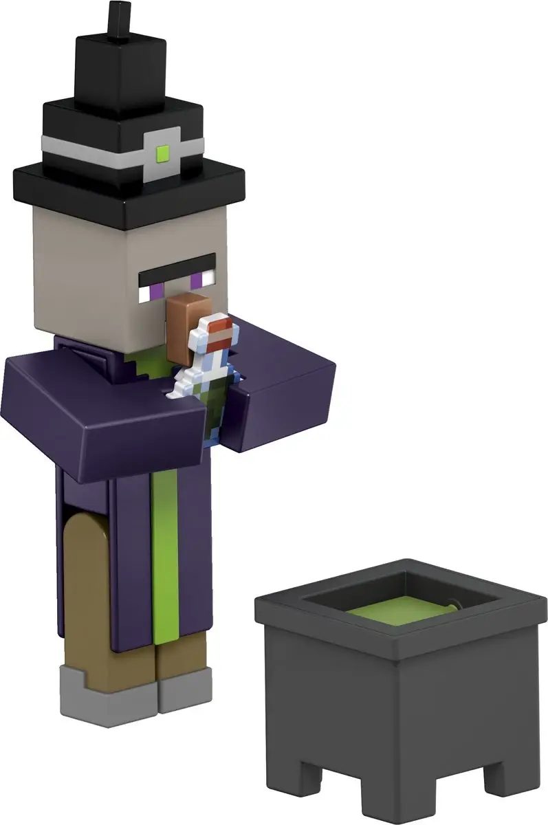 Minecraft Biome Bouwspeelgoed Heks-actiefiguur - 3,25 inch, JCN32 ...