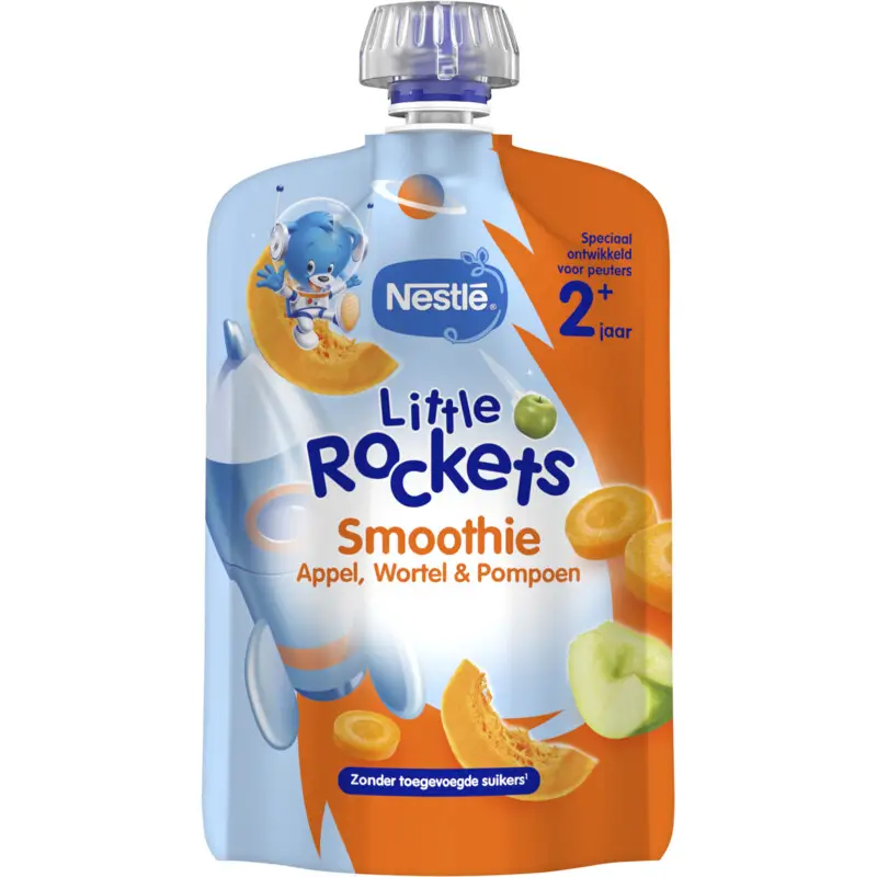 Little Ink Rockets Nestle Little Rockets Smoothie Apple Carrot Pumpkin 2+ 150 g | Baby ...