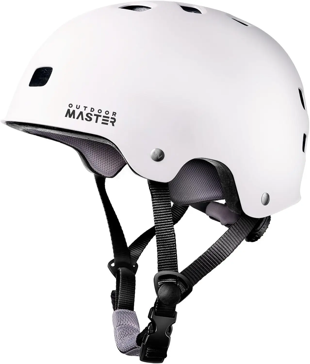 OutdoorMaster Skateboard Helmet Oryx White M 51-58cm | Cycling Devices ...