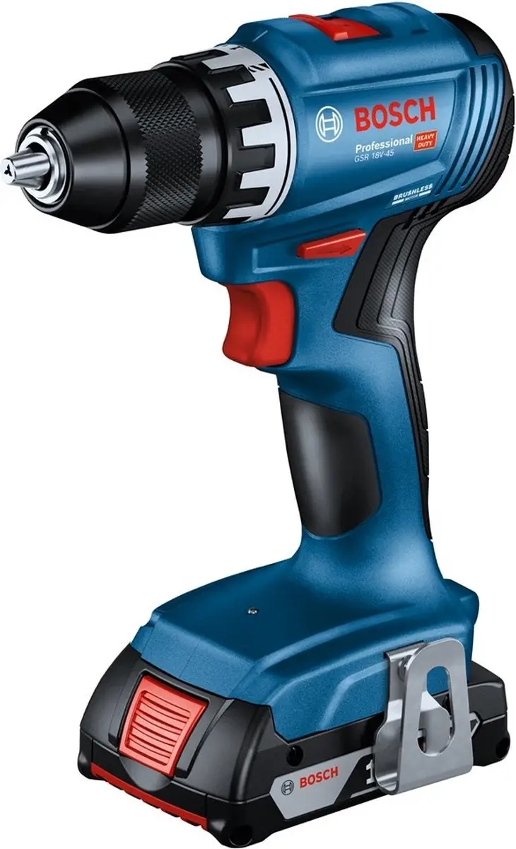 Bosch accu boor-/schroefmachine - 18 V, zwart/blauw/rood | Elektrisch ...