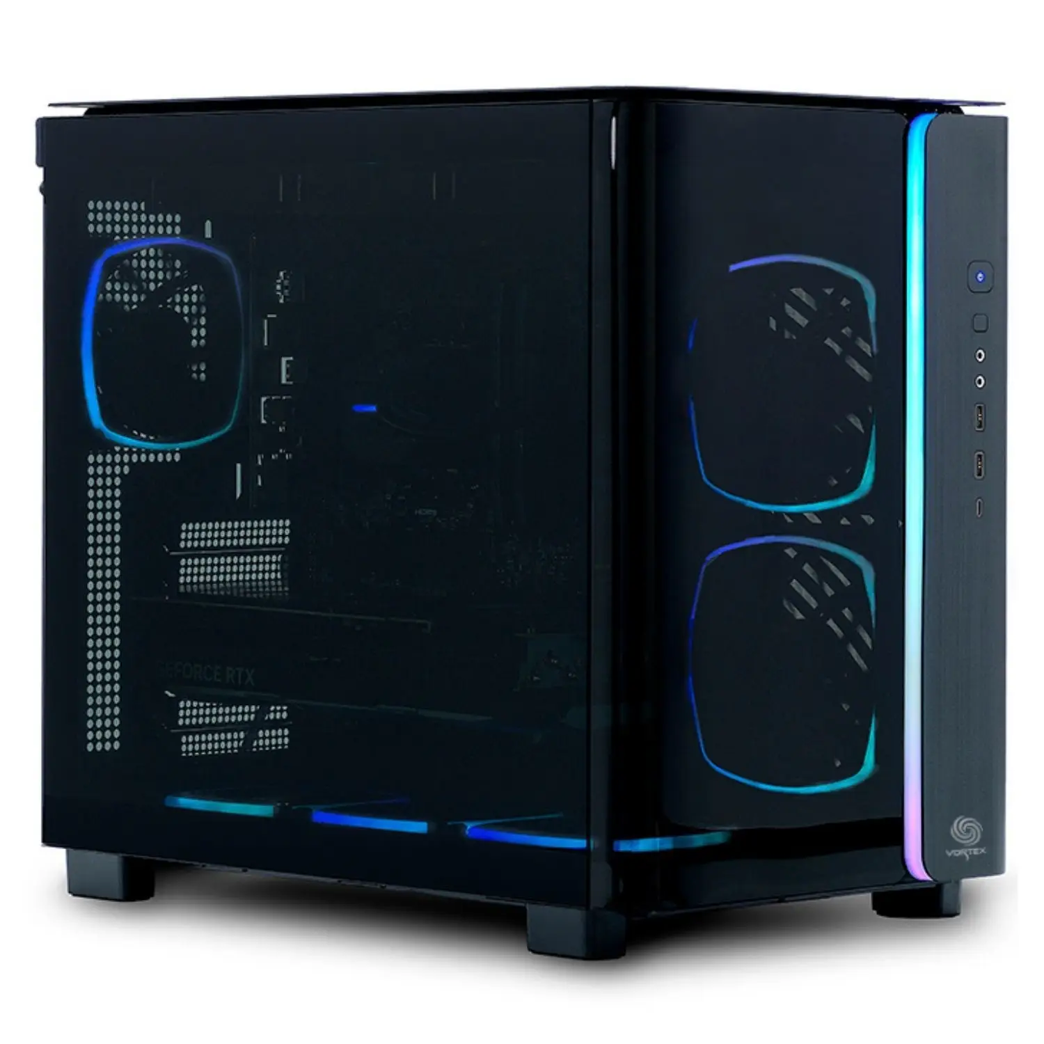 Stormforce Red Computer Stormforce Sentinel Ryzen 7 7800X3D, 32GB DDR5, 2TB, RTX 5070Ti, WiFi ...