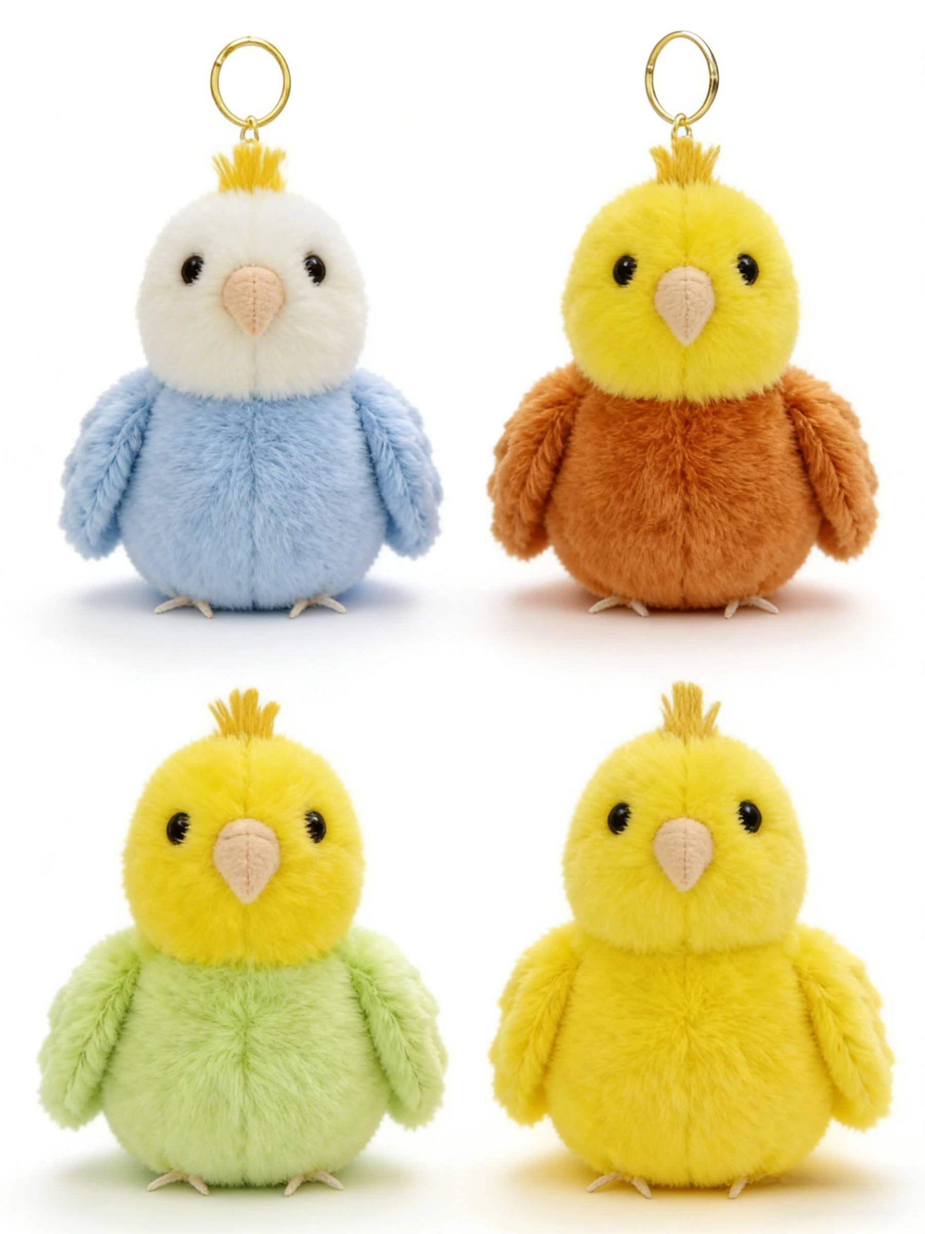 Tacobear – 12 Peluches Porte-clés Animaux De La Jungle (11-14 Cm) – Singe, Lion, Girafe, Etc. – Chaîne Amovible – Sacs Pinata, Pâques, Anniversaire