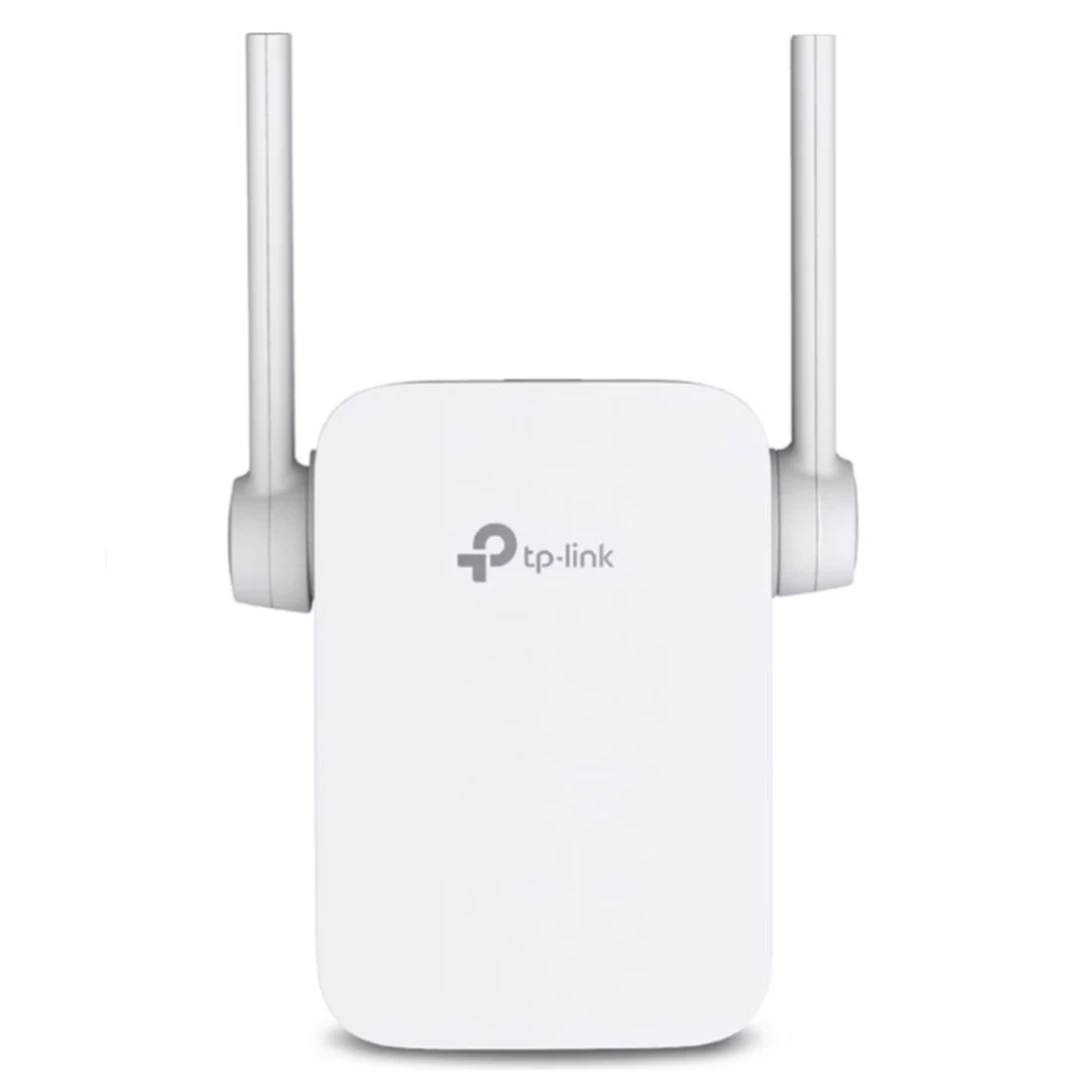 TP-Link RE205 AC750 universeller Dualband-WLAN-Repeater, WLAN-Verstärker/Hotspot mit Ethernet-Port, 2 externe Antennen, Plug and Play, intelligenter Signalindikator, UK-Stecker