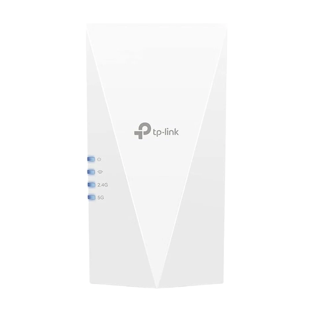 TP-Link RE600X Wi‑Fi 6 WLAN‑Repeater AX1800, Dualband, 1201 Mbit/s (5 GHz) + 574 Mbit/s (2,4 GHz), MU‑MIMO, Gigabit‑Port, maximale Reichweite, kompatibel mit allen WLAN‑Routern, weiß