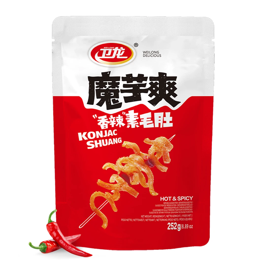 Wei Long Shiro-Konjak (scharf-würzig) 252 g (ca. 25 Einzelpackungen)
