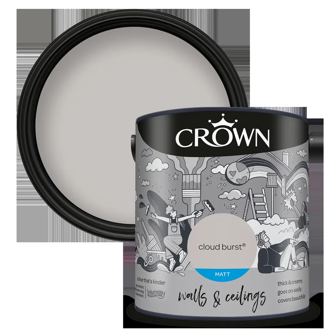 Crown Matt Emulsion Cloud Burst 2.5L