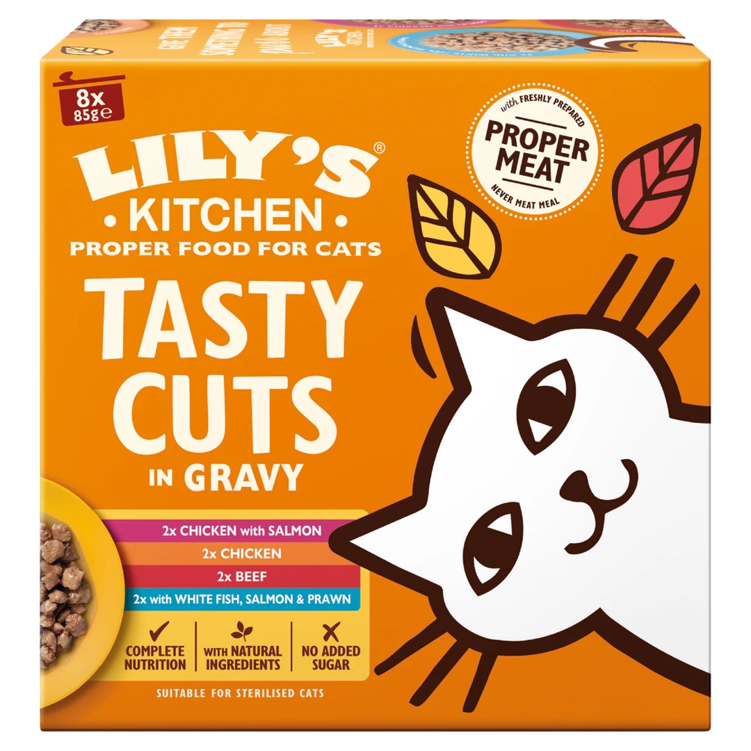 LILY'S KITCHEN Tasty Cuts in Gravy 8 x 85g
