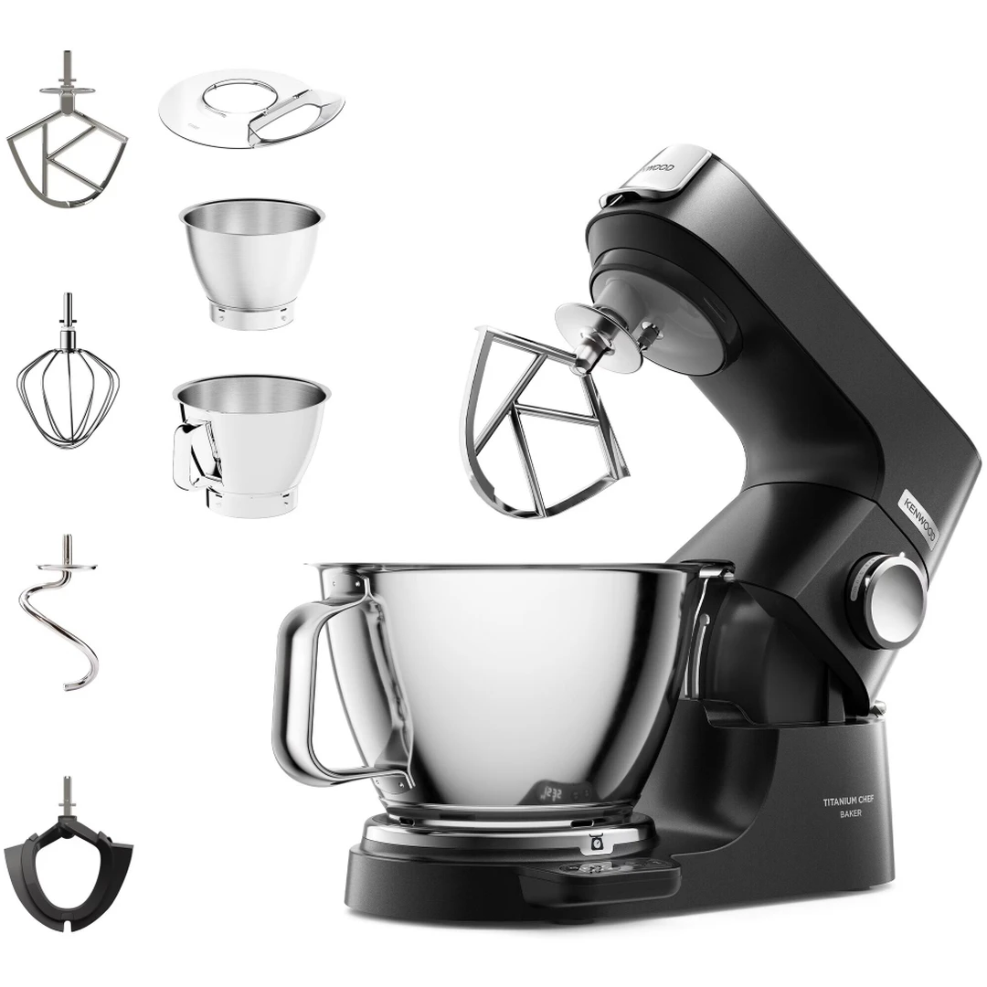 Kenwood Titanium Chef Baker Black Keukenrobot KVC85.004BK