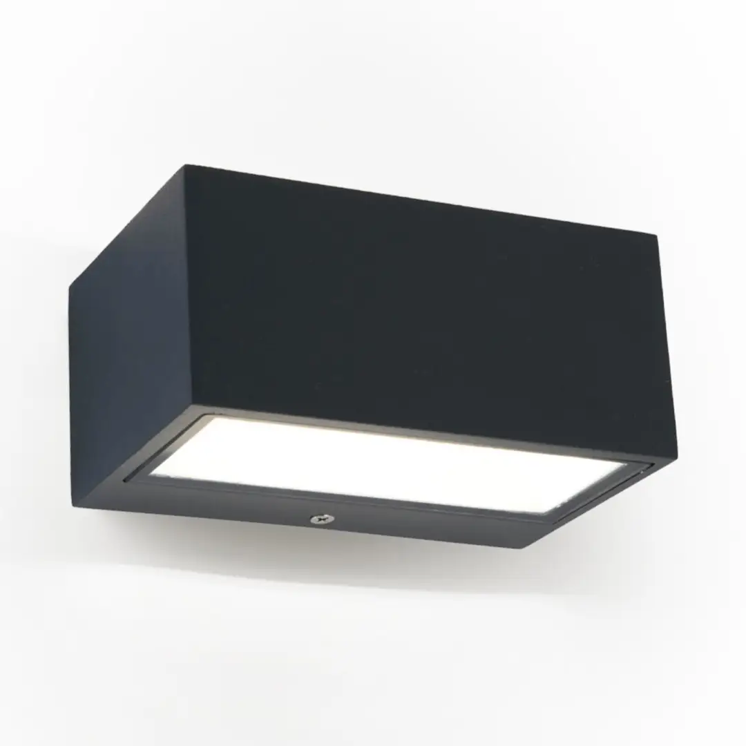 LUTEC Eco Light 6 LED Up- und Downlight Gemini 480 Lumen 10,5 Watt Aluminiumguss IP54 220-240 Volt, 4000K