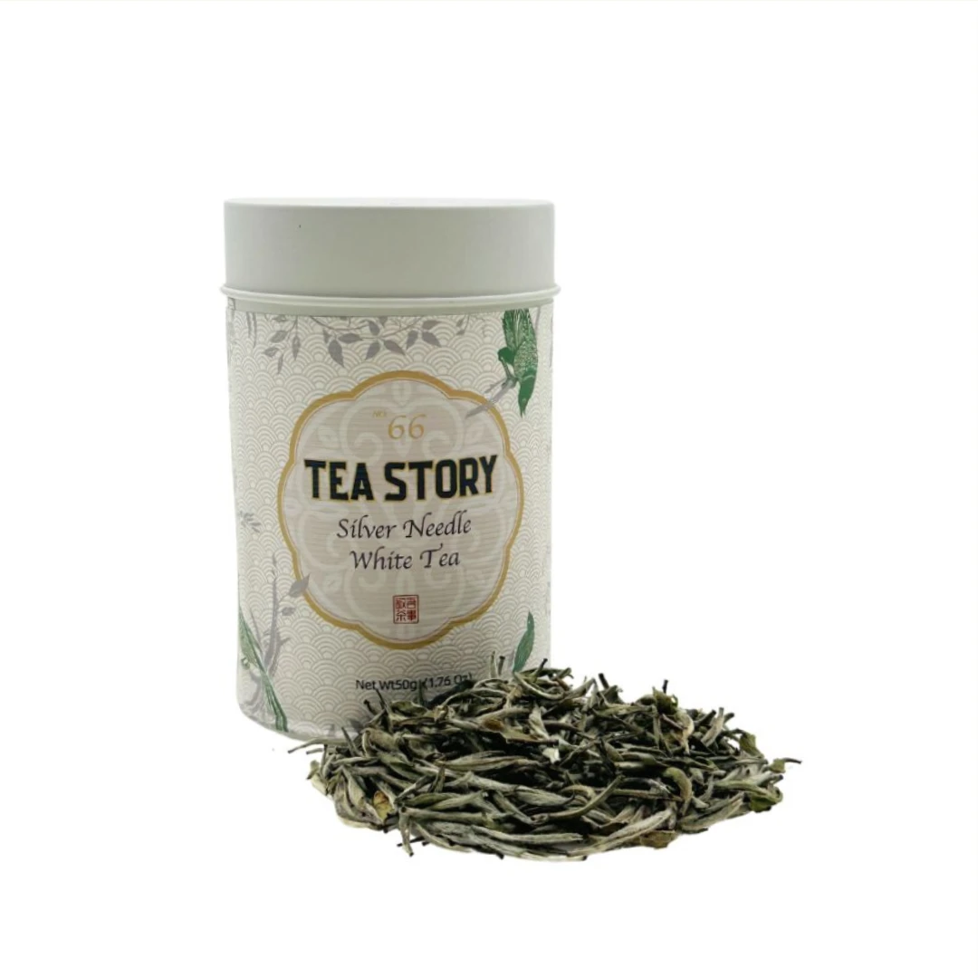 Tea Story Silver Needle White Tea [Immune Guardian] Bud-Only Spring Harvest, Fuding ECOCERT Organic 50g