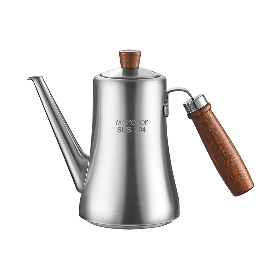 Maxcook 304
Stainless Steel Olive Oil Dispenser & Kitchen Cruet (33.8oz/1000mL) - Leakproof Oil Bottle- beech wood Handle