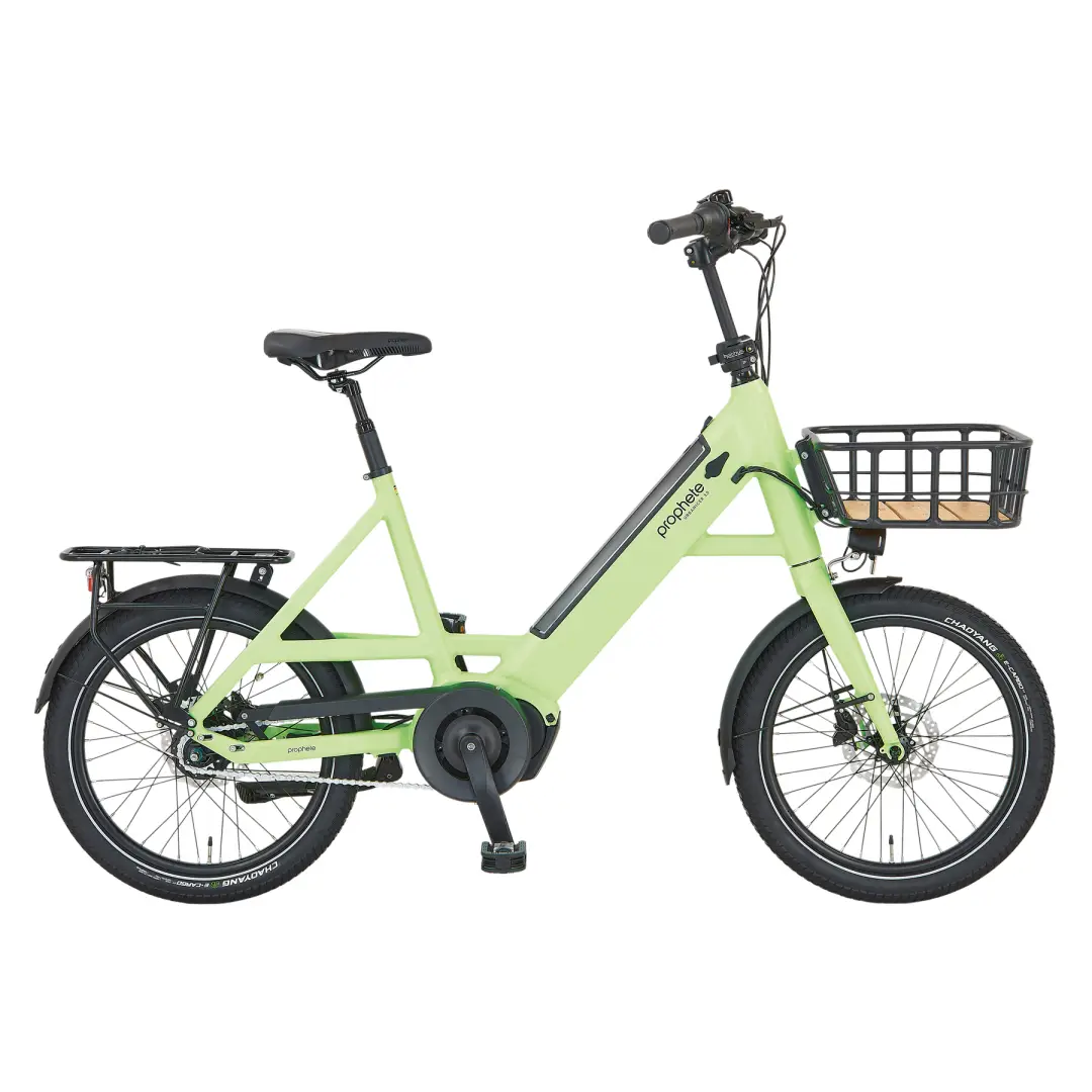 Prophete URBANICER 3.0 Urban Kompakt E-Bike 20 Zoll - AEG 250W Mittelmotor, 110 km Reichweite, Shimano 7-Gang, Hydraulische Scheibenbremsen, LED-Beleuchtung, Integrierter Li-Ionen-Akku