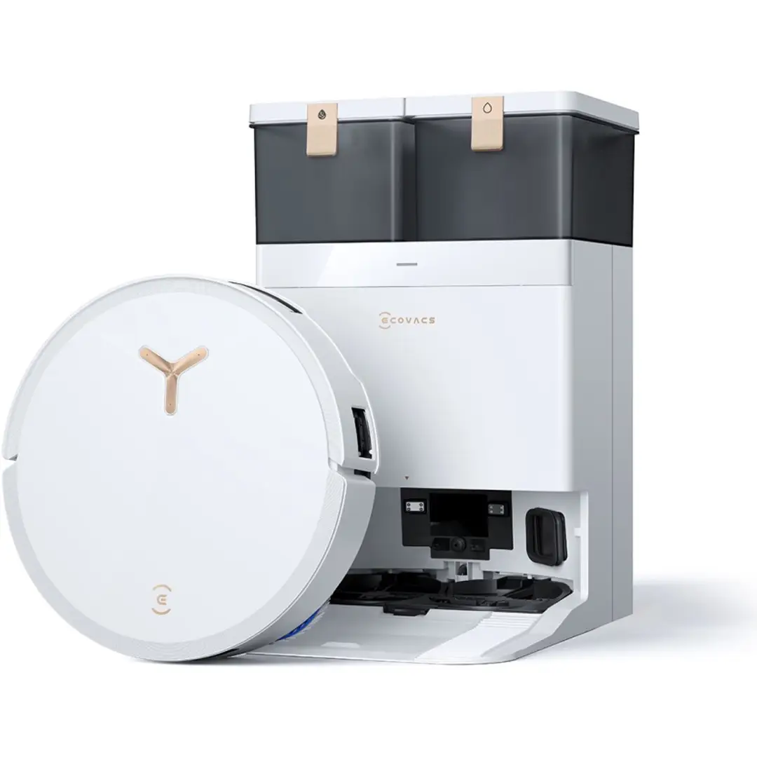 Ecovacs DEEBOT T50 MAX PRO OMNI - Robotstofzuiger - Automatisch leegmakend en dweilend Wit