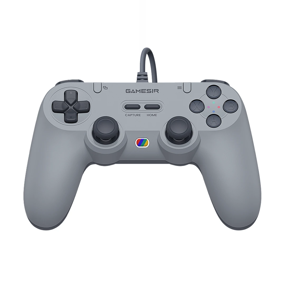 Gamesir Tegenaria Lite bedrade symmetrische gamecontroller - retro grijs voor Switch, Android, iOS, PC, Steam