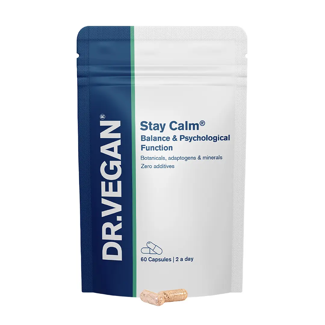 DR.VEGAN Stay Calm Capsules Stress and Anxiety Support - 60 Capsules