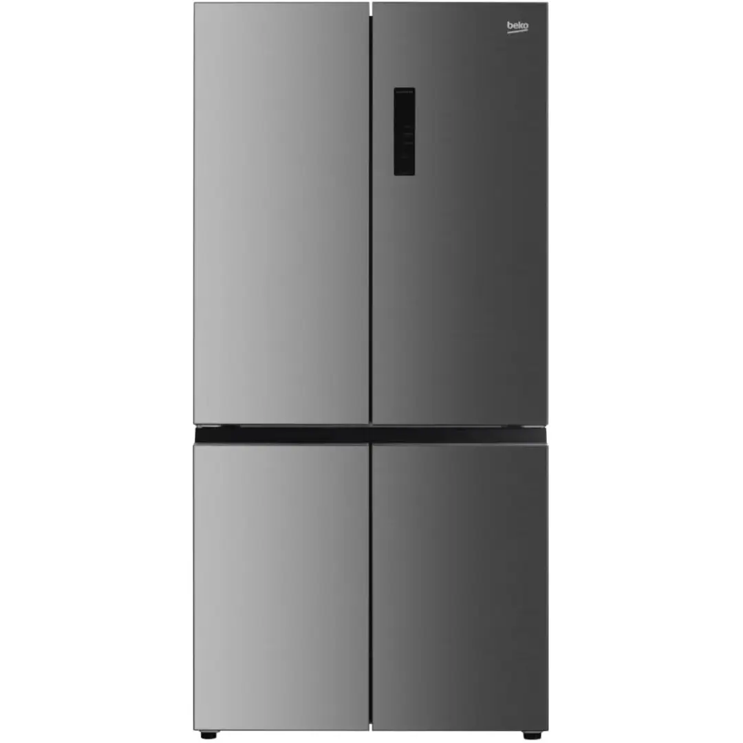 Beko MultiDoor Kühl-/Gefrierkombination, D, 39 dBA (C), 466l, NoFrost, Multifunktionsdisplay, HarvestFresh, Metall-Innenrückwand, 180,0x79,0x73,0cm; Edelstahllook