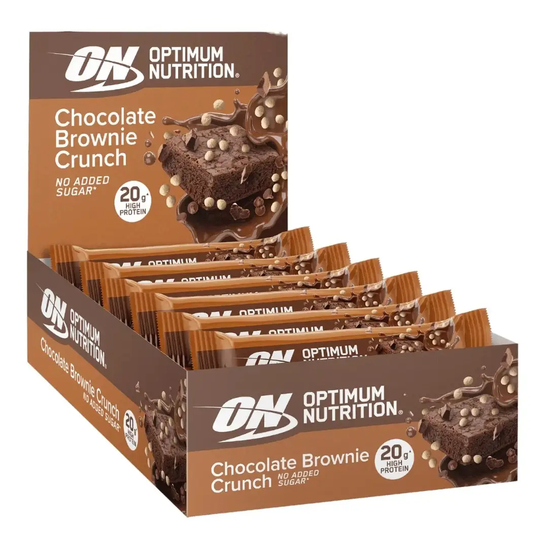 Optimum Nutrition Chocolate Brownie Crunch Bar 10 x 65g