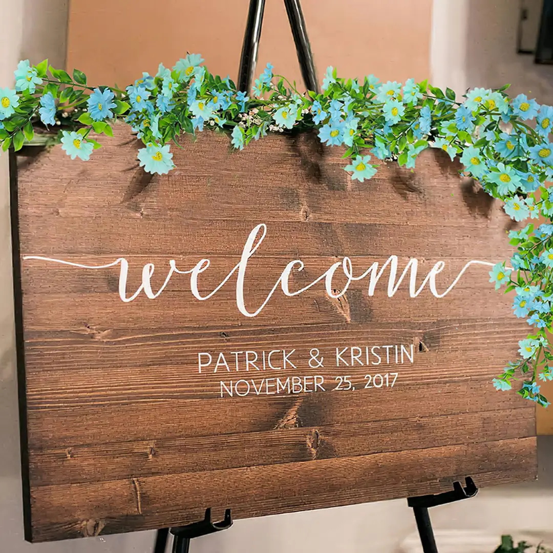 Yuejia Lot de 2 guirlandes de fleurs marguerites artificielles 2 m - Bleu