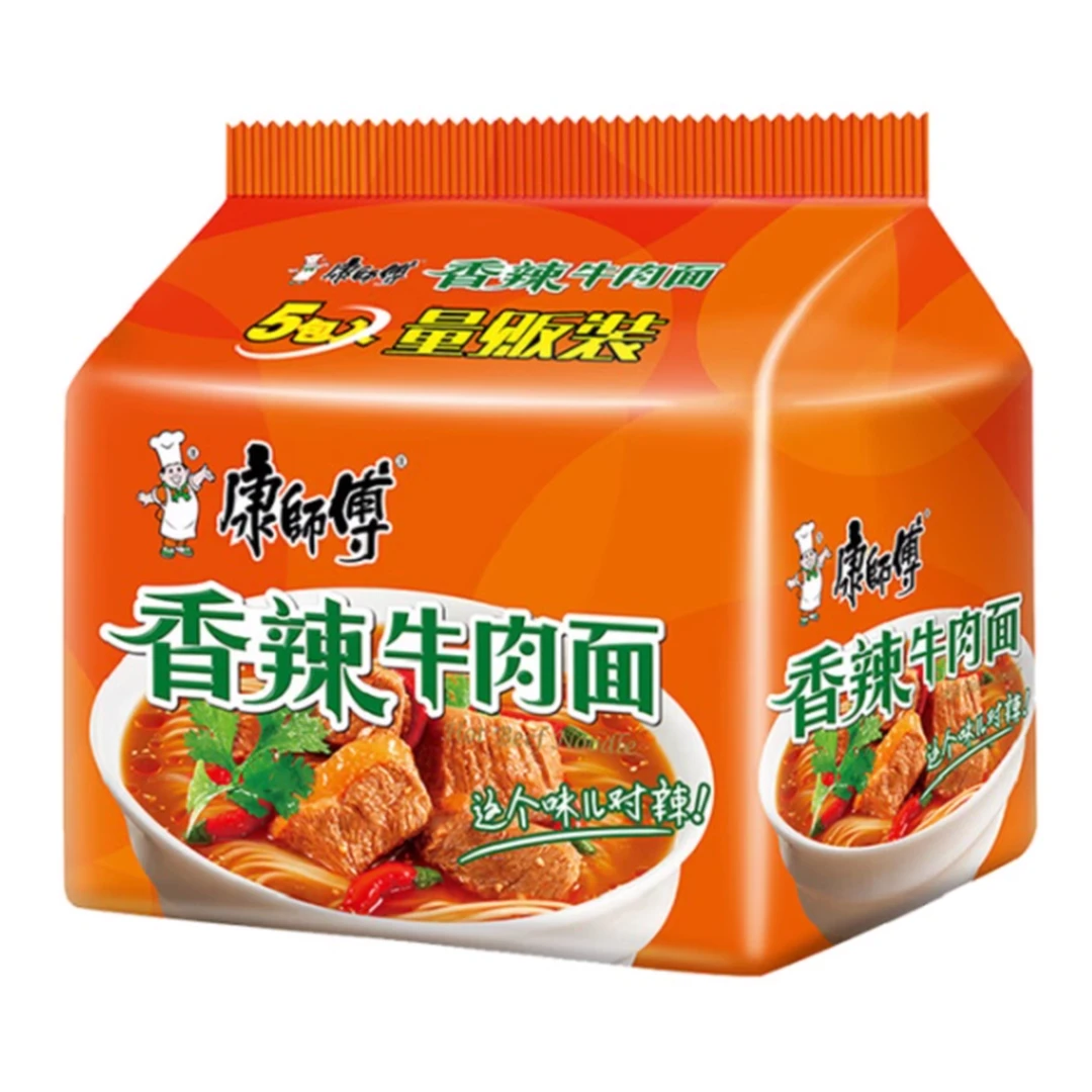 Master Kong Instant Noodle Spicy Beef Flavour 104g*5