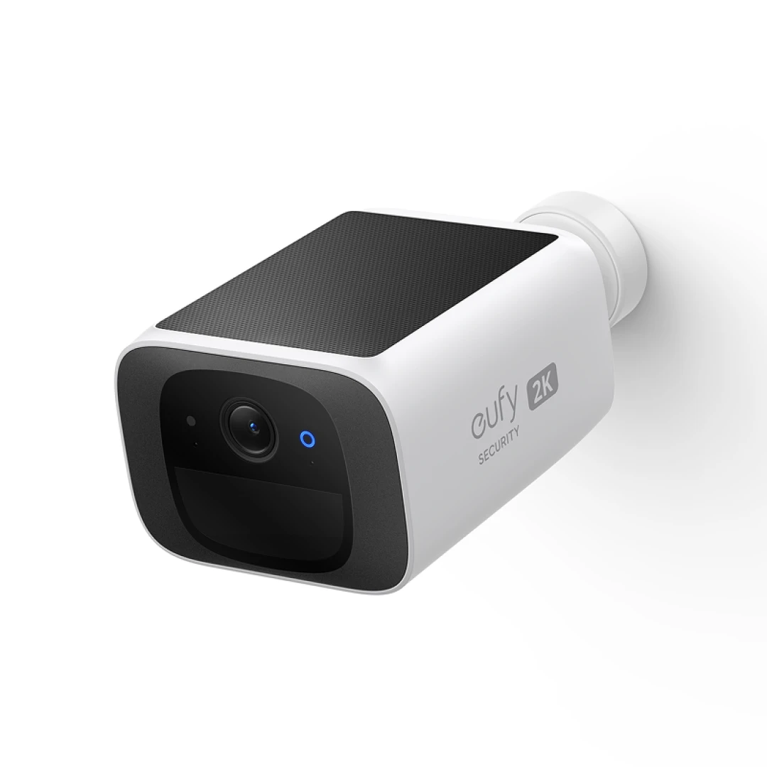 eufy Security überwachungskamera aussen S220 Solo 2-Pack, 2K Auflösung, überwachungskamera aussen solar, Nonstop Power mit Solar, 2,4 GHz WLAN, ohne ABO, ohne monatliche Kosten, Gebührenfreie Nutzung