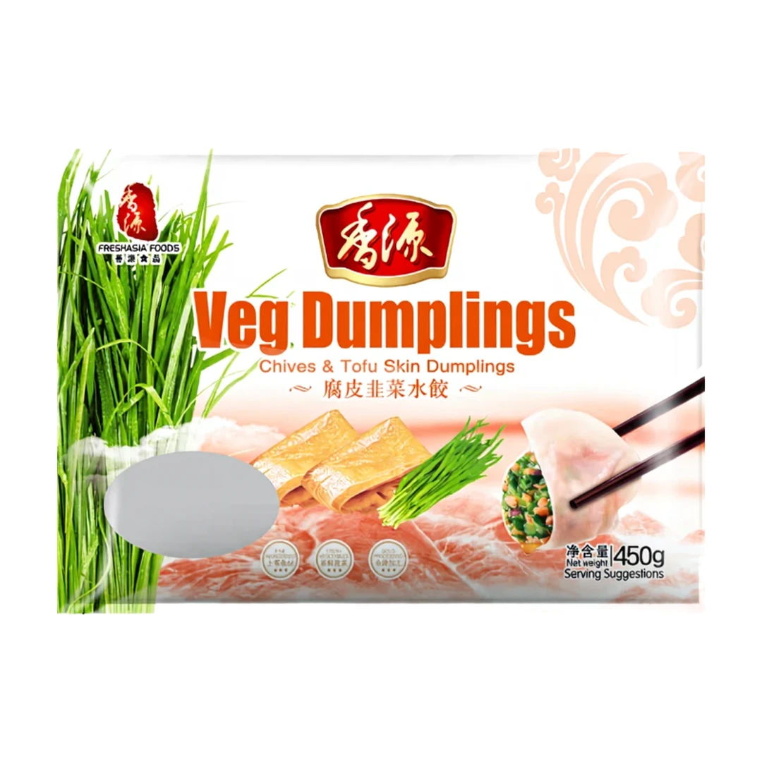 Freshasia Gedroog Tofu en Prei Dim Sum 450g