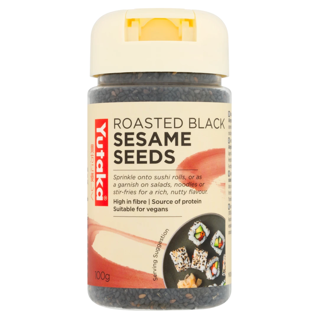 Yutaka Black Roasted Sesame Seeds 100g