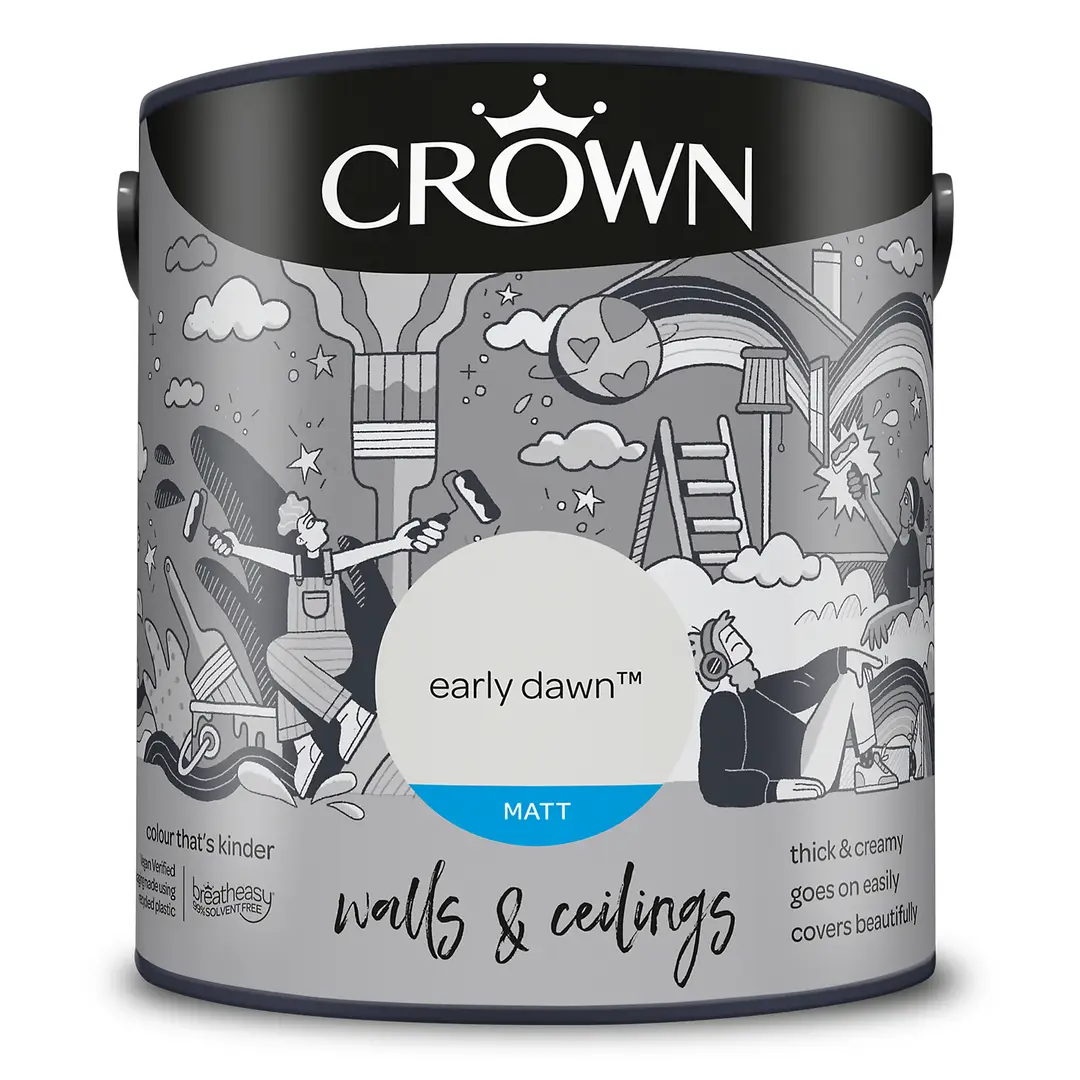 Crown Matt Emulsion Early Dawn 2.5L