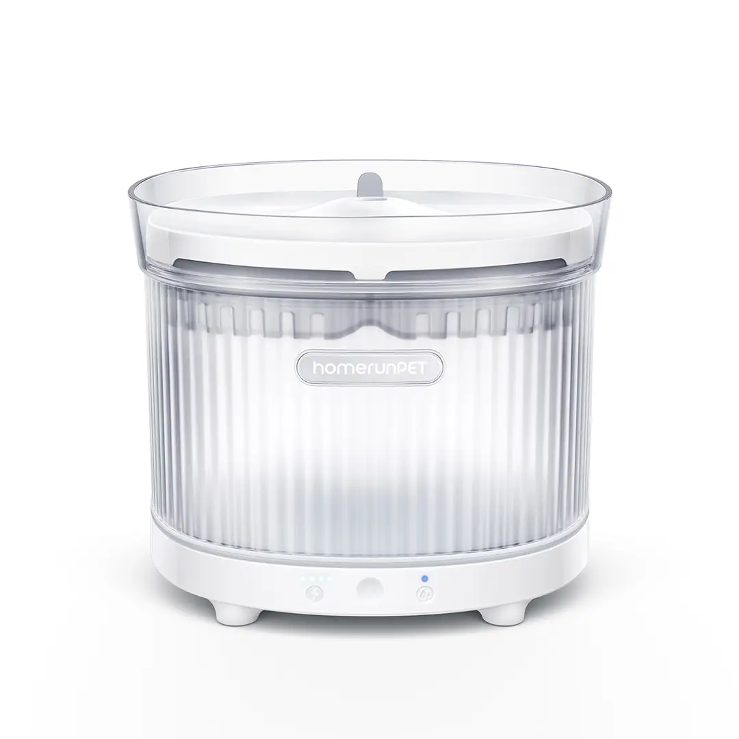homerunPET Wiederaufladbare kabellose Haustier-Trinkfontäne, Weiß