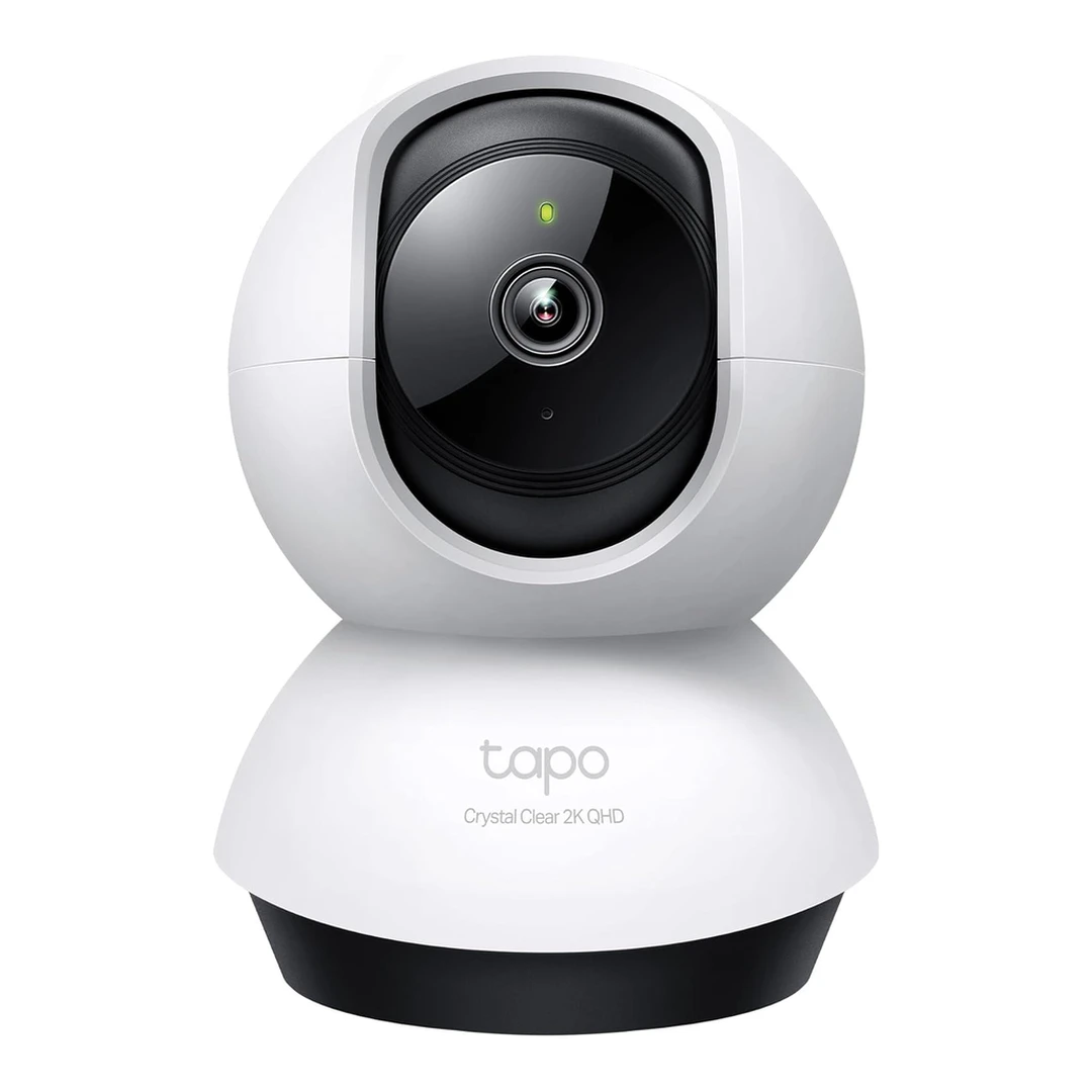 Tapo C220 Innen-Sicherheitskamera, 2K 4MP QHD, Schwenk-/Neigefunktion 360°, KI-Erkennung, Nachtsicht, Zwei-Wege-Audio, WLAN, microSD bis zu 512 GB, Weiß