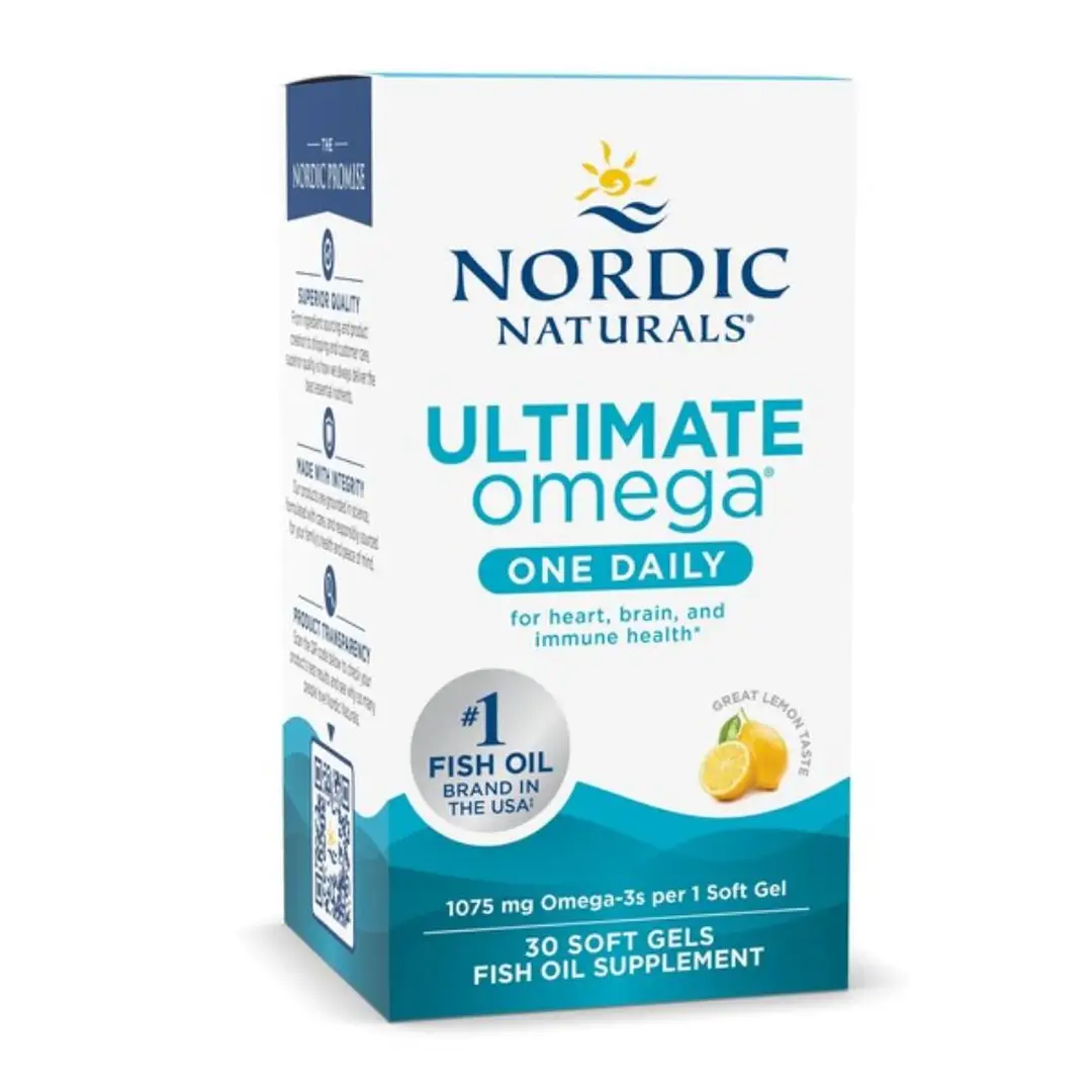 Nordic Naturals Ultimate Omega One Daily, 1075mg Lemon - 30 Softgels