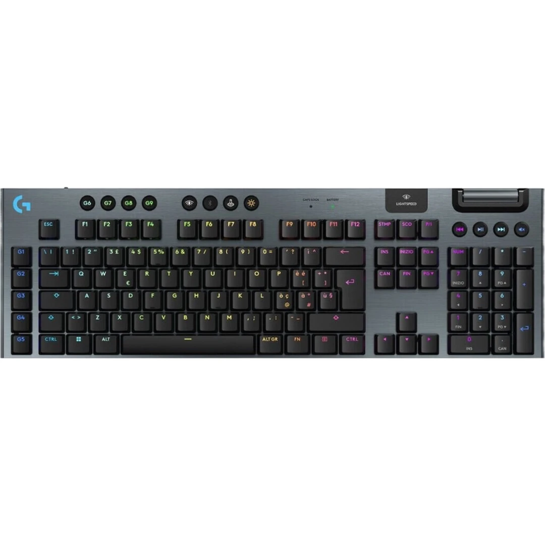 Logitech G G915 X Lightspeed low-profile gaming-tastatur – italienisches QWERTY-layout – schwarz