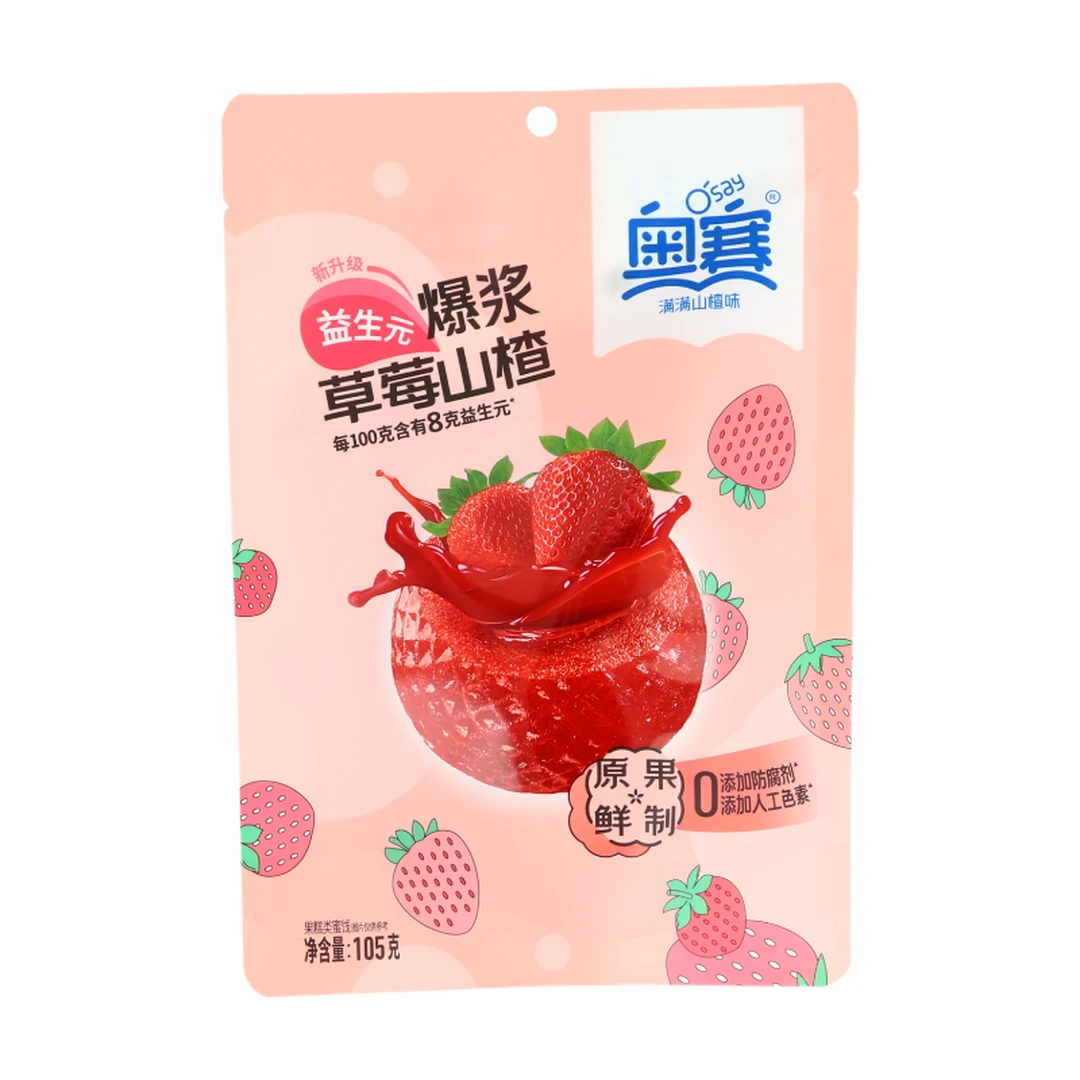 O'Say Popping Strawberry Hawthorn lavashak105g