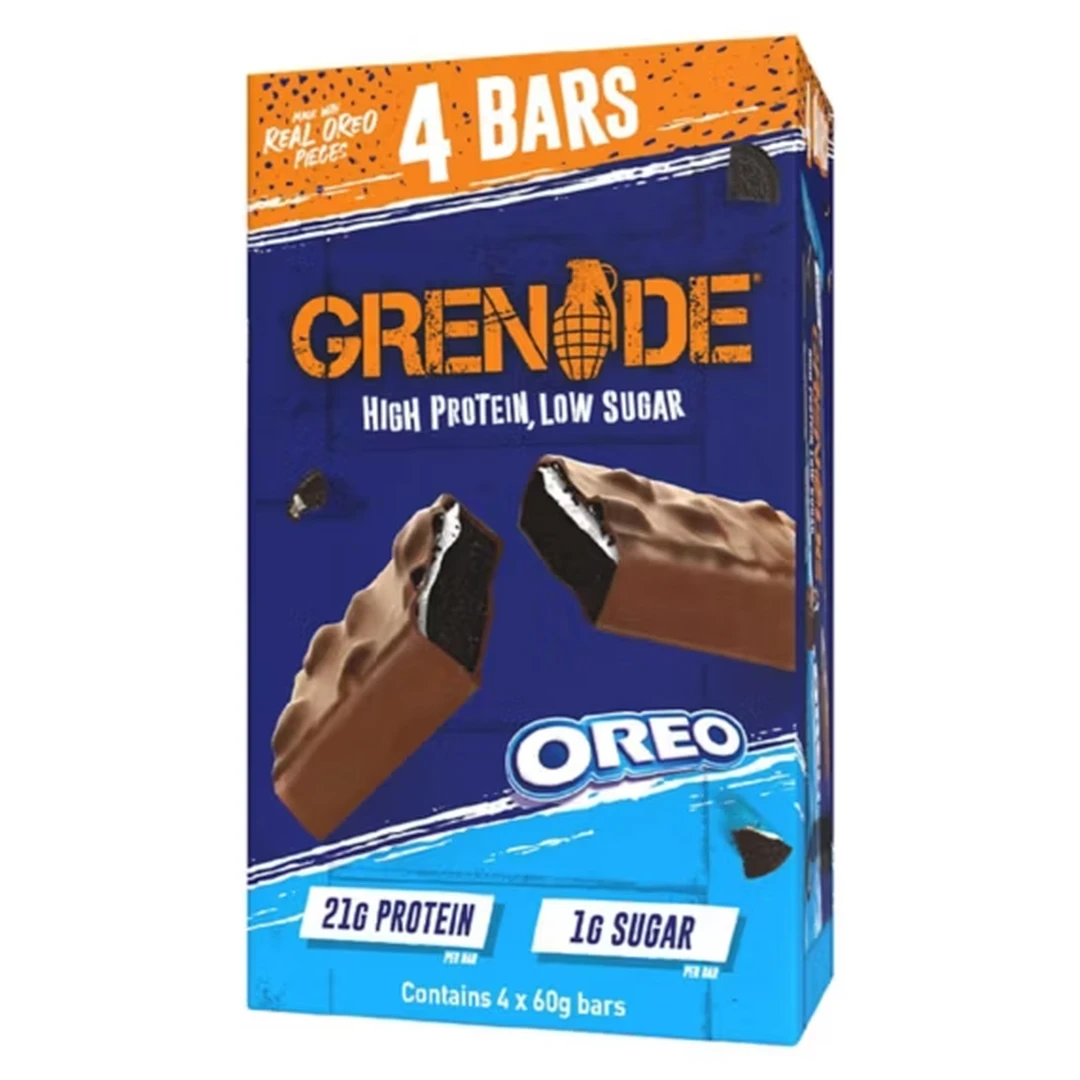 GRENADE Protein Bars Oreo Flavour Multipack - 4 x 60 g