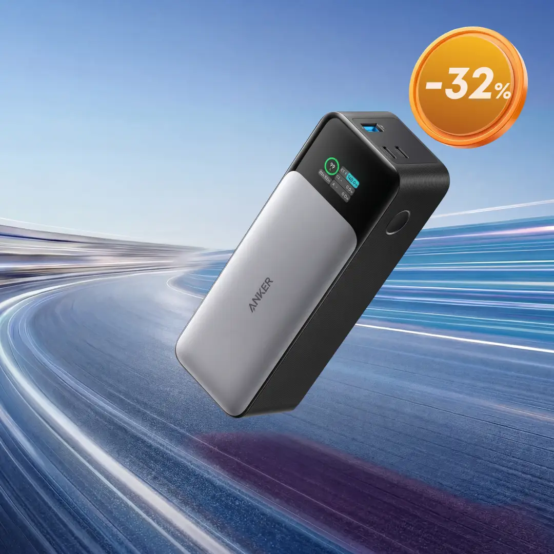 Anker 737 powerbank mit display (24.000 mAh, 140 W)