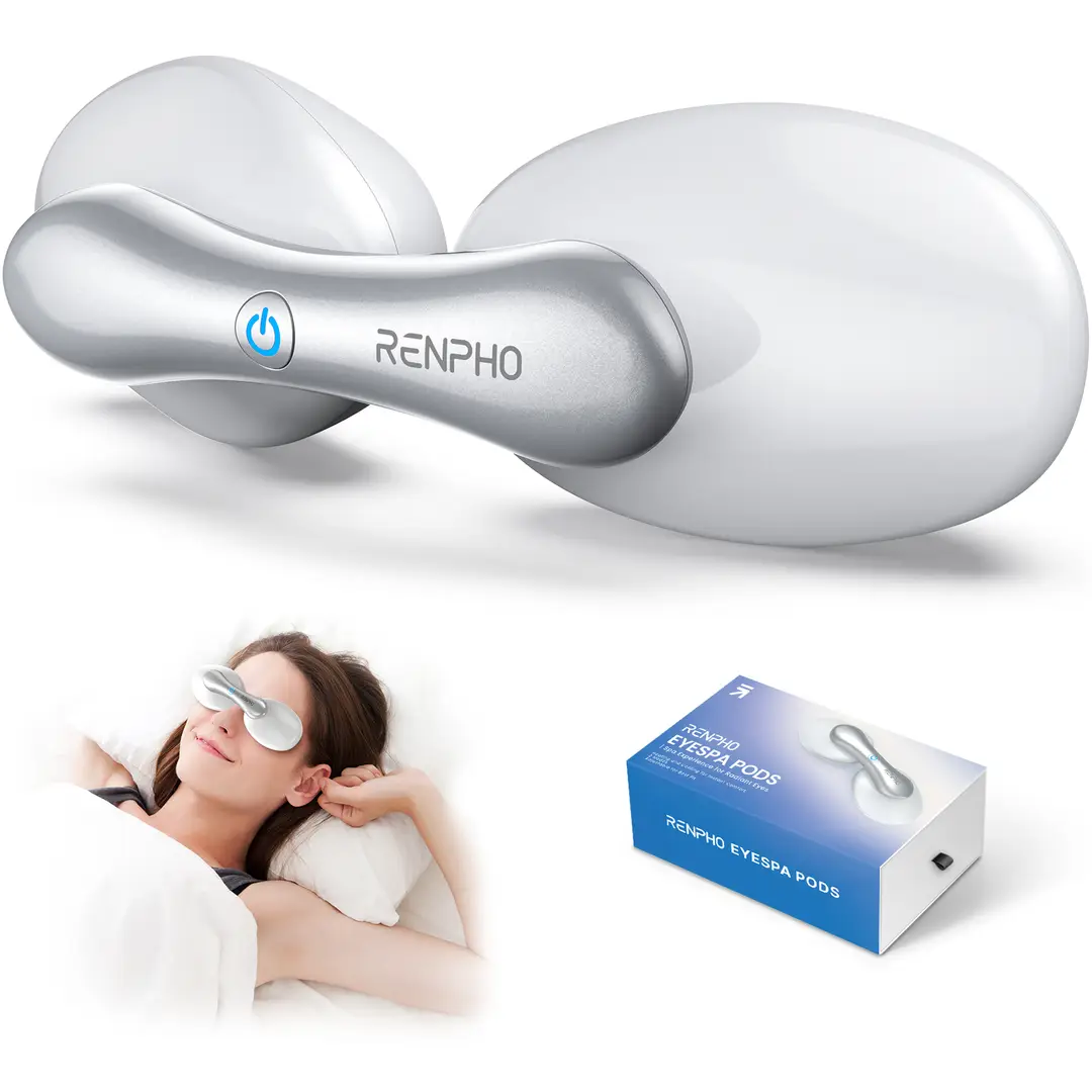 RENPHO Eye Spa Pods, Heat and Cooling Eye Care Device, Cold Therapy, Reduces Puffiness, Moisturises Dry & Tired Eyes