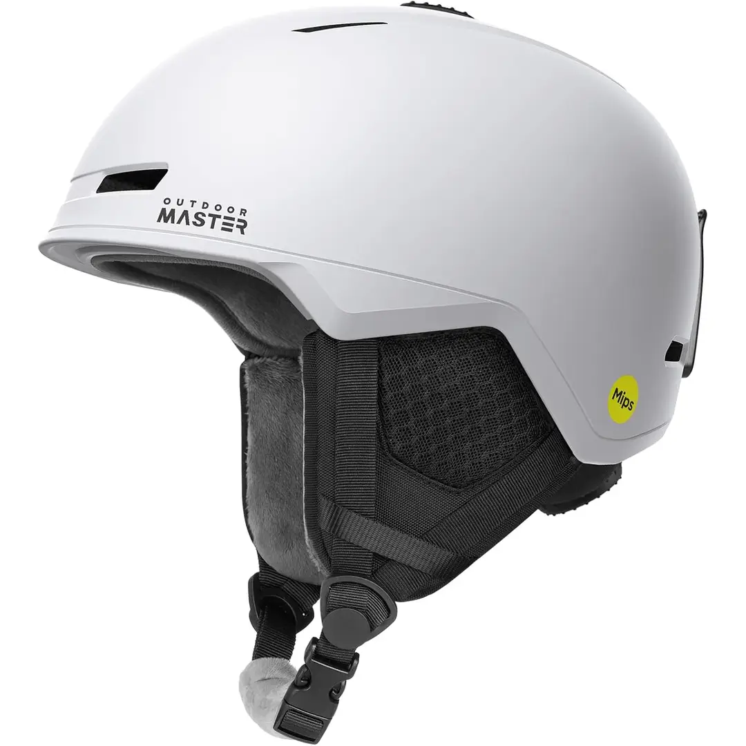 OutdoorMaster Diamond II MIPS Skihelm Weiß Größe L