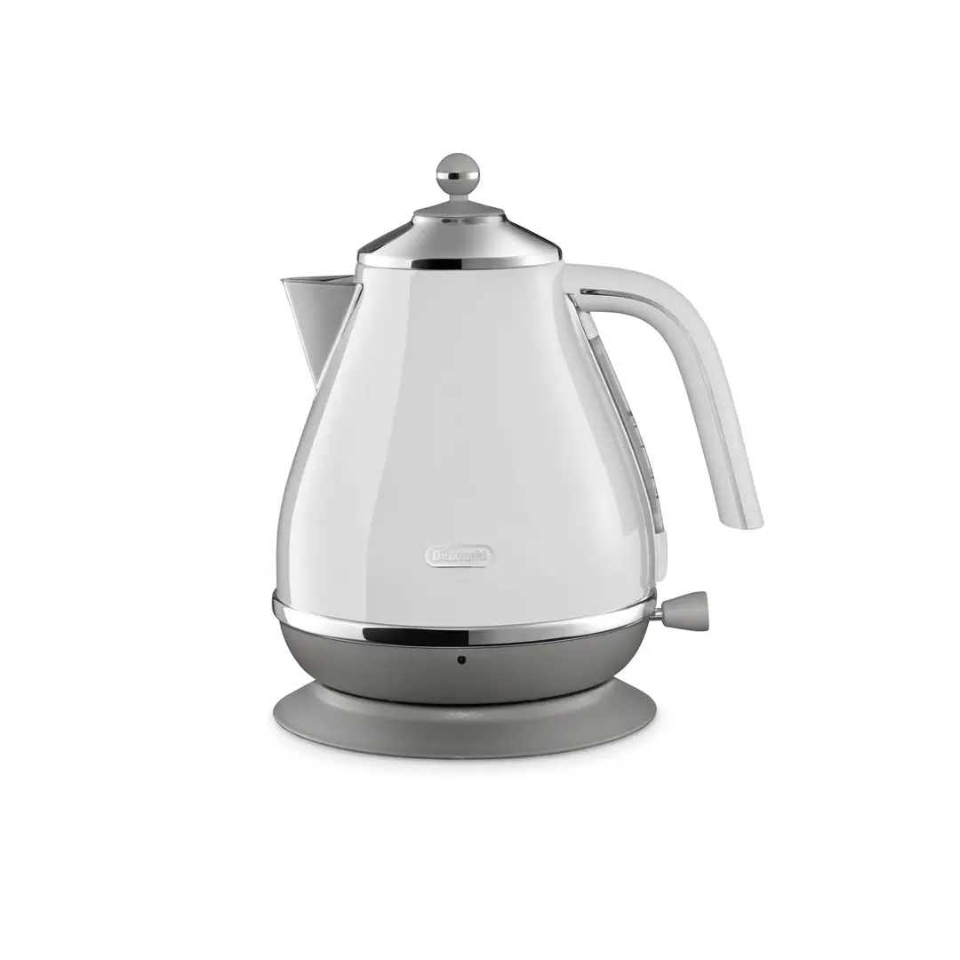 De’Longhi Icona Capitals Kettle, 1.7L, Stainless Steel, Sydney White, KBOC3001.W