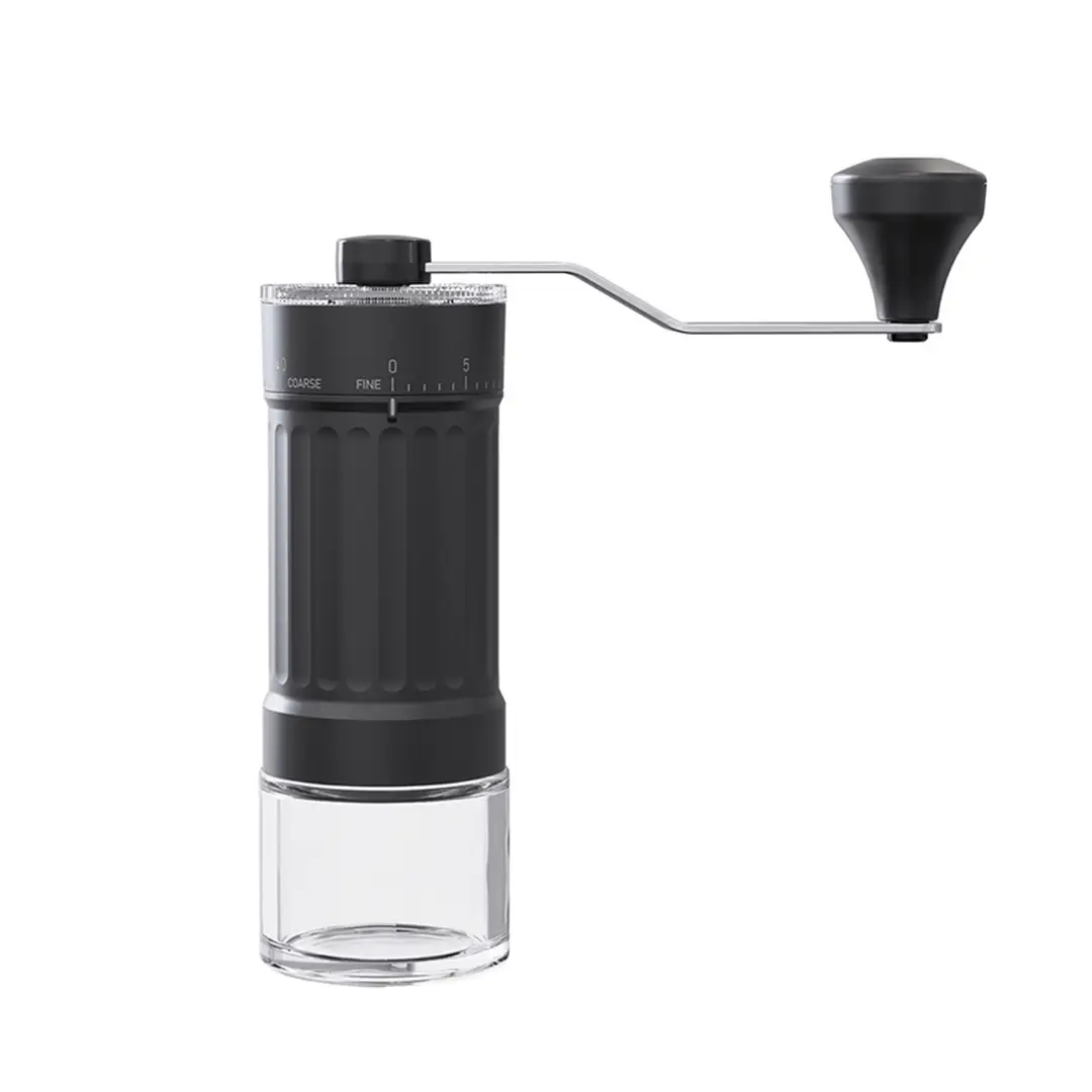 Cuisync KMDJ-HC Manuelle Kaffeemühle ABS, Edelstahl, Kalk-Natron-Glas Schwarz